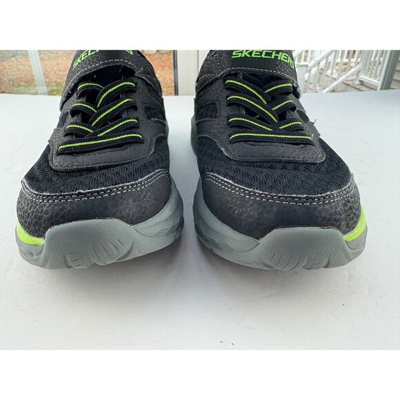Skechers Boundless Boys Sneakers Kids Shoe Size US 1.5 M Wide Fit Black/Green - Picture 4 of 9